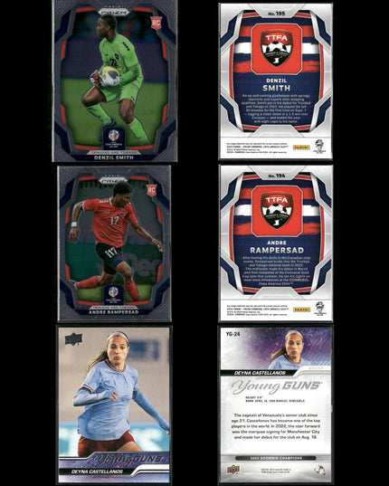 Soccer Card Lot (49) – Prizm, Mosaic, Topps Chrome, RCs, Intl Stars, MLS