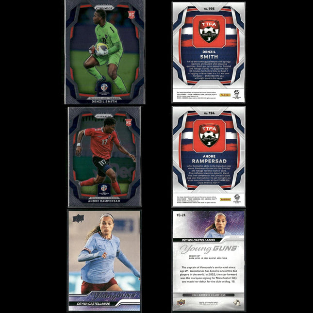 Soccer Card Lot (49) – Prizm, Mosaic, Topps Chrome, RCs, Intl Stars, MLS