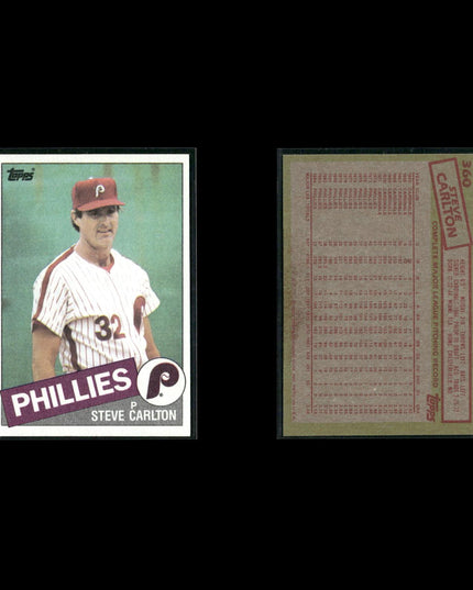 Steve Carlton 10-Card Lot Phillies HOF Lefty 4x Cy Young