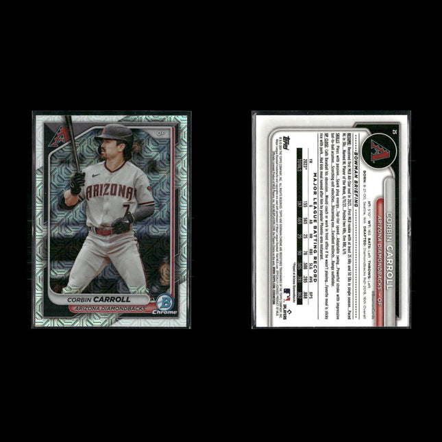 Corbin Carroll 6-Card Lot D-Backs Rookie Sensation All-Star