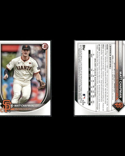 Matt Chapman 8-Card Lot Toronto Blue Jays Gold Glove 3B