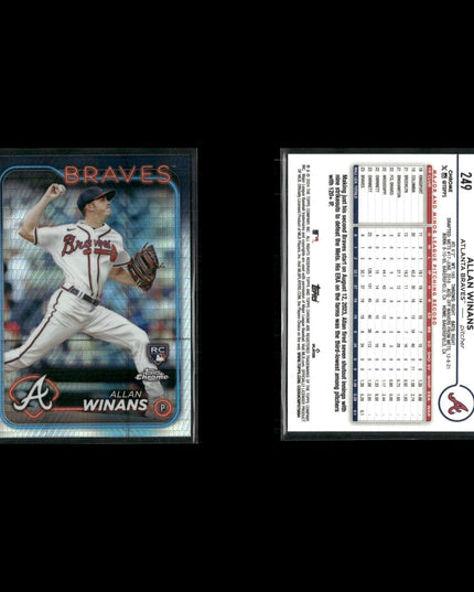 2024 Topps Chrome Prism Refractors Lot (13) MLB Parallel Baseball Cards