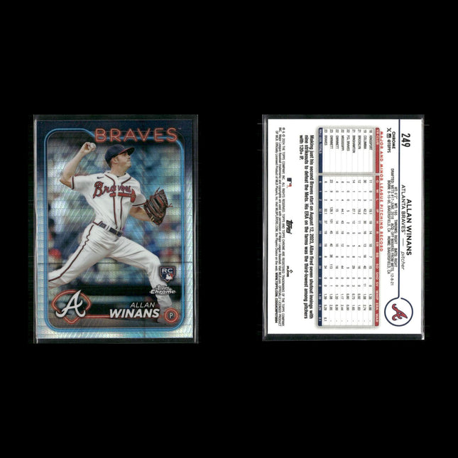 2024 Topps Chrome Prism Refractors Lot (13) MLB Parallel Baseball Cards