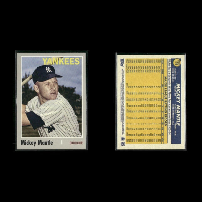 Mickey Mantle 8-Card Lot NY Yankees “The Mick” HOF Legend