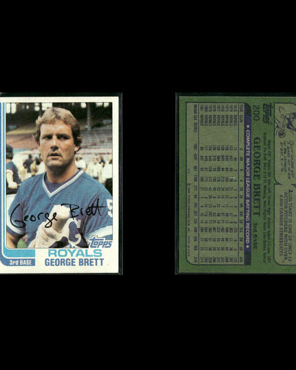 George Brett 10-Card Lot Royals HOF “Pine Tar” Moment Icon