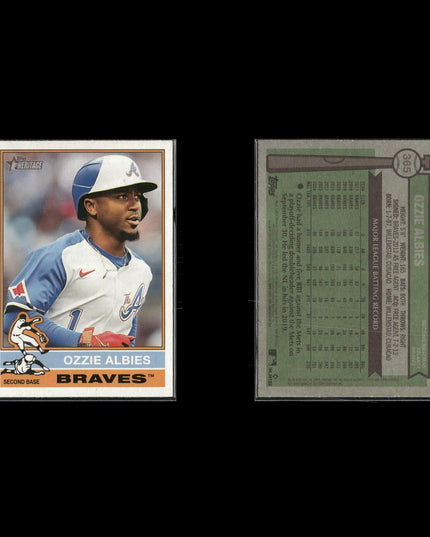 Ozzie Albies 5-Card Lot Atlanta Braves All-Star Switch Hitter