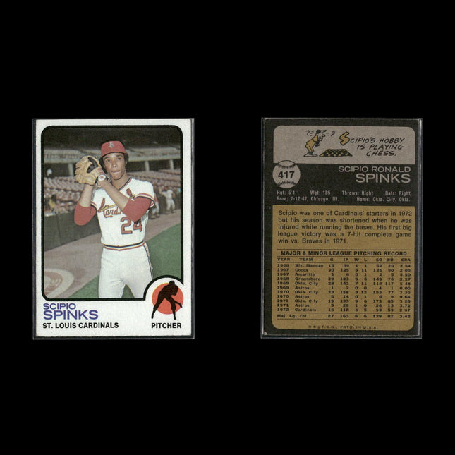 19-Card Lot Vintage 1973 Topps St. Louis Cardinals | MLB Baseball Trading Cards