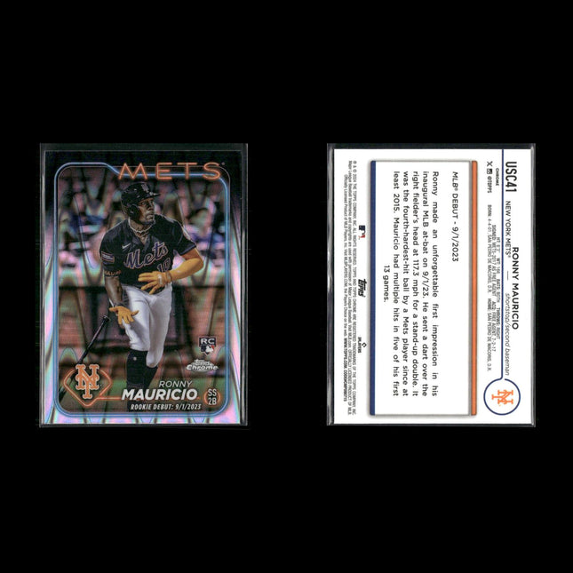 2024 Topps Chrome RayWave Refractors Lot (14) MLB Parallel Baseball Cards