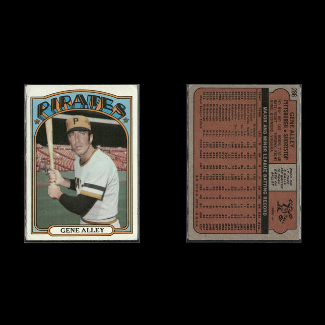 1972 Topps Pittsburgh Pirates Team Lot (14 Cards) Vintage Baseball MLB