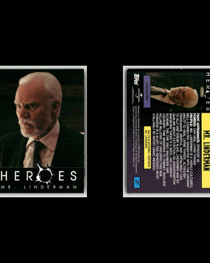Heroes TV Show Trading Card Lot (27) – Topps 2007 Scenes, Characters