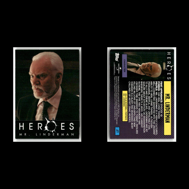 Heroes TV Show Trading Card Lot (27) – Topps 2007 Scenes, Characters