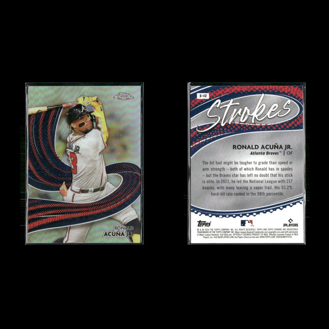 Ronald Acuña Jr 8-Card Lot Atlanta Braves 2023 MVP “El Abusador”
