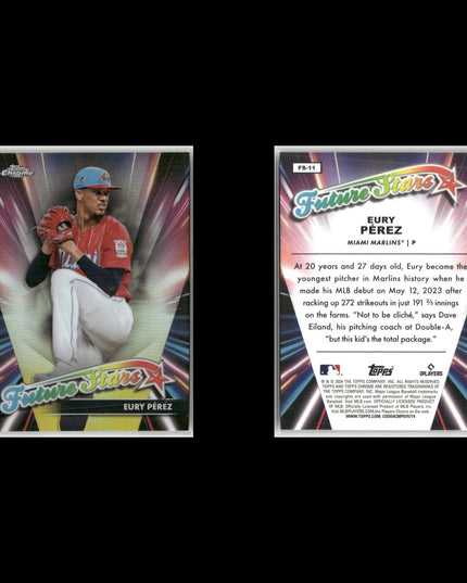 2024 Topps Chrome Future Stars Lot (5) Casas, Yoshida, Morel, Diaz, Pérez