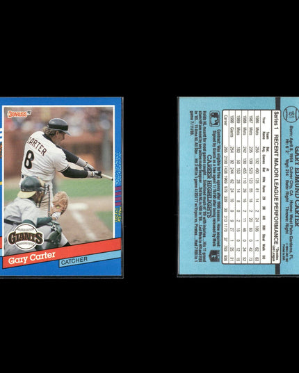 Gary Carter 12-Card Lot Expos Vintage HOF “The Kid” Set