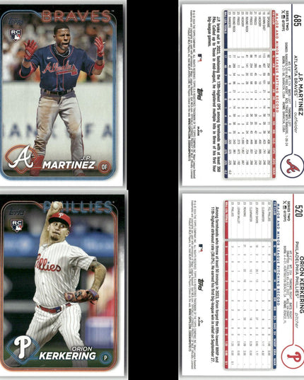 2024 Topps & Update Rookie Lot (30) RCs – Tigers, Royals, Dodgers, More