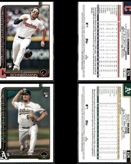 32-Card Lot 2025 Topps Rookie Baseball | MLB Trading Cards • Near Mint Condition