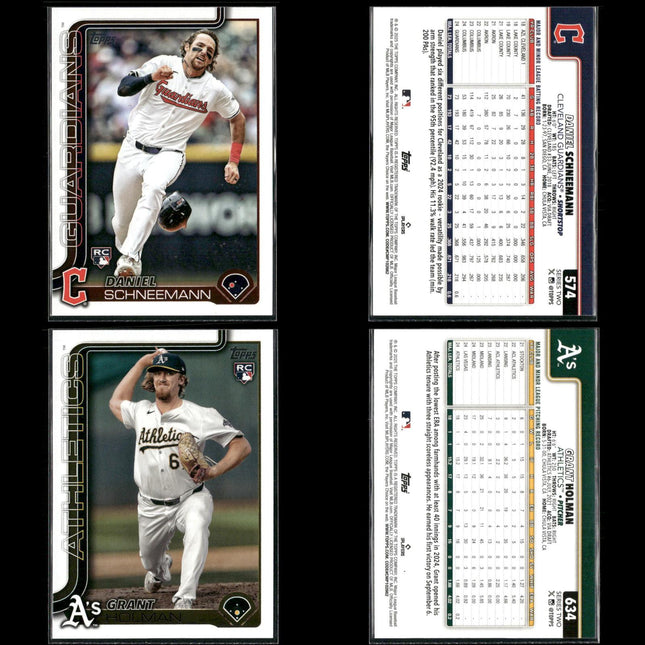 32-Card Lot 2025 Topps Rookie Baseball | MLB Trading Cards • Near Mint Condition