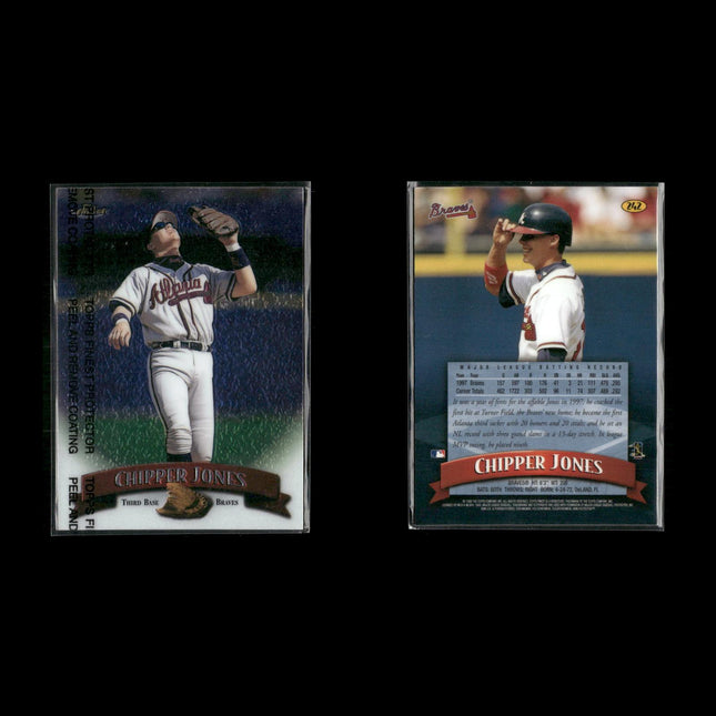 Chipper Jones 4-Card Lot Atlanta Braves HOF 3B Switch Hitter