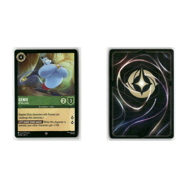 Genie - Of the Lamp #76 Playset Super Rare Fabled Disney Lorcana