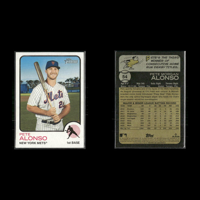 Pete Alonso 10-Card Lot NY Mets “Polar Bear” Home Run Derby Champ