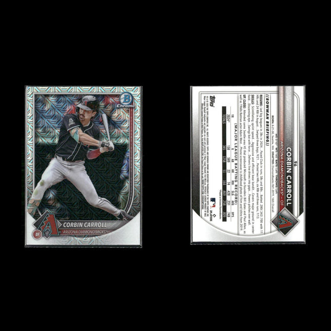 Corbin Carroll 6-Card Lot Arizona D-Backs 2023 NL ROY Rookie
