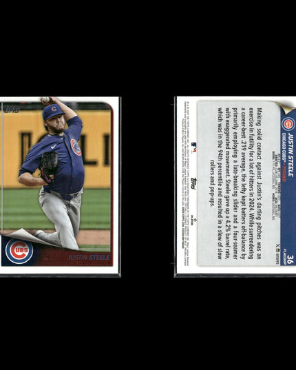 2025 Topps Flagship Collection Lot (13) Stars & RCs – Cubs, Neto, Frelick