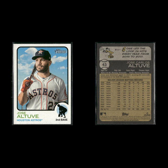 Jose Altuve 10-Card Lot Houston Astros MVP All-Star World Series Champ