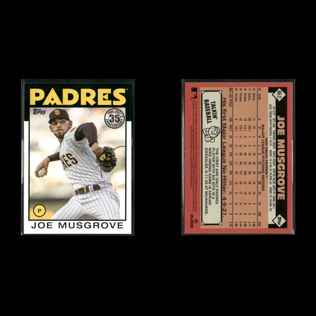 2021 Topps 1986 35th Anniversary Baseball Lot (6 Cards) MLB