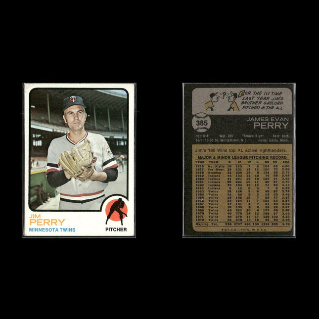 12-Card Lot Vintage 1973 Topps Minnesota Twins | MLB Baseball Trading Cards