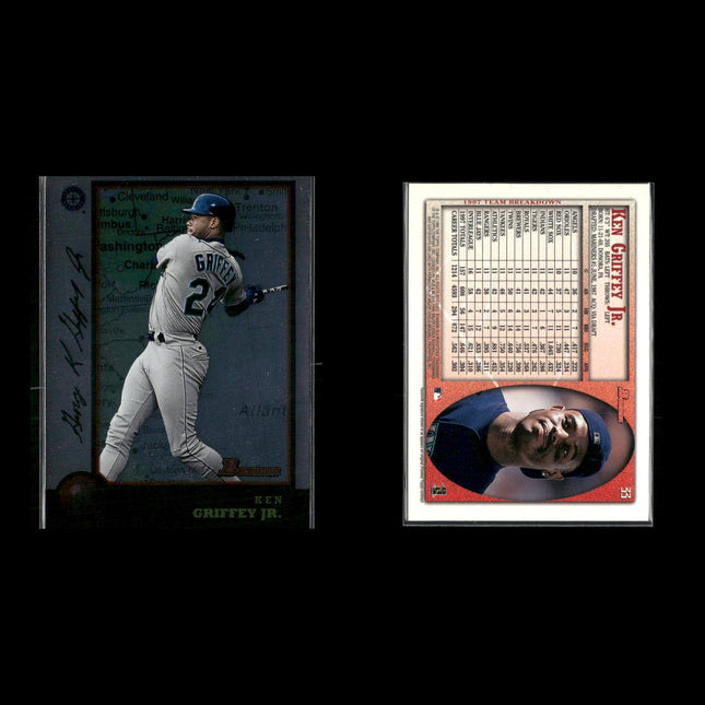 Ken Griffey Jr 18-Card Lot Seattle Mariners “The Kid” HOF