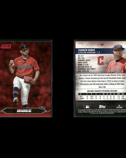 2024 Topps Stadium Club Red Parallel Cards Lot (12) MLB Inserts RCs