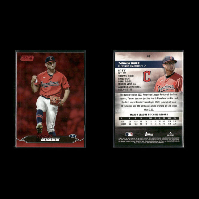 2024 Topps Stadium Club Red Parallel Cards Lot (12) MLB Inserts RCs