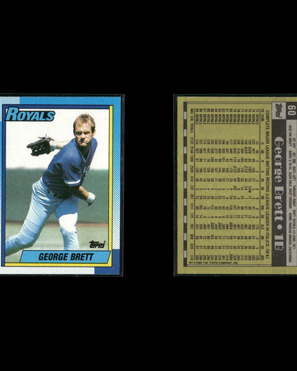 George Brett 10-Card Lot KC Royals HOF 3B 1980 MVP Legend