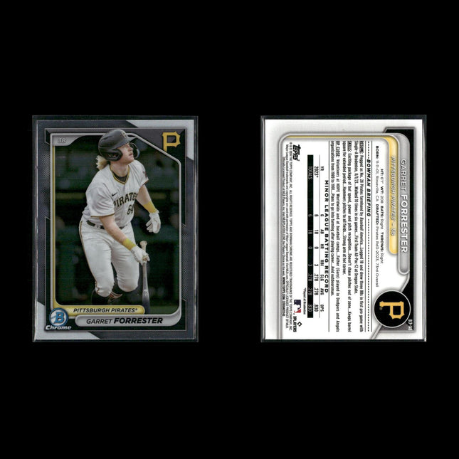 2024 Bowman Chrome Prospects Lot (12) Spencer Jones, Marcelo Mayer, Arias, Vargas