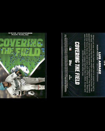 Luis Arraez 12-Card Lot Miami Marlins “La Regadera” Batting Champ