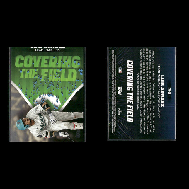 Luis Arraez 12-Card Lot Miami Marlins “La Regadera” Batting Champ