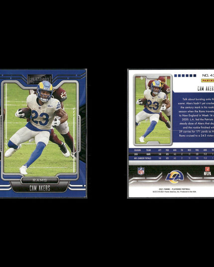 2021 Panini Playbook Football Lot (16) RCs, Purple Parallels, Stars & More