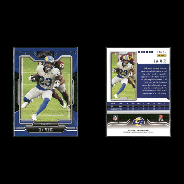 2021 Panini Playbook Football Lot (16) RCs, Purple Parallels, Stars & More