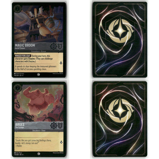 Foil Lot 24 Cards, Ursula's Return, Disney Lorcana Set 4 Assorted Characters