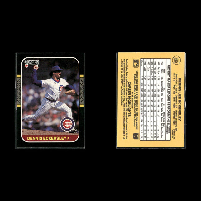 Dennis Eckersley 12-Card Lot Oakland A’s HOF Closer Cy Young