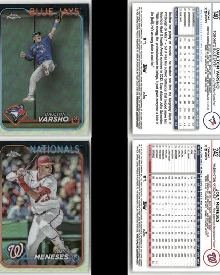 2024 Topps Chrome & Update Refractors Lot (29) RCs, Stars, ASG