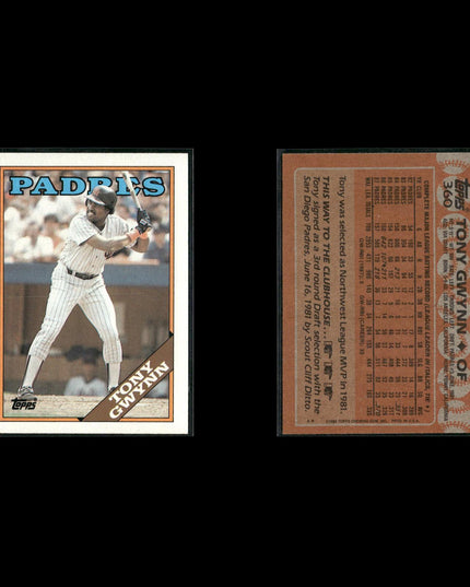 Tony Gwynn 12-Card Lot San Diego Padres “Mr. Padre” HOF