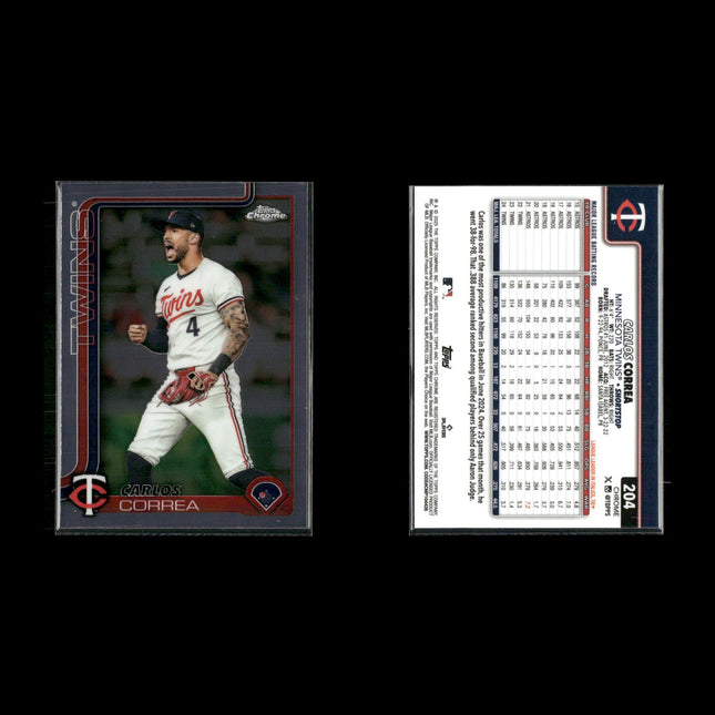 Carlos Correa 9-Card Lot Minnesota Twins SS Former Astros Star