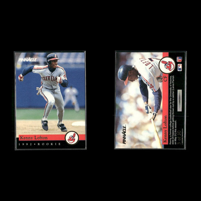 Kenny Lofton 4-Card Lot Cleveland Indians Speed CF Star