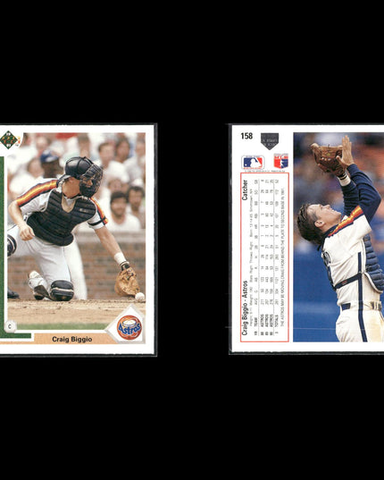 Craig Biggio 12-Card Lot Houston Astros HOF 3,000 Hits Legend