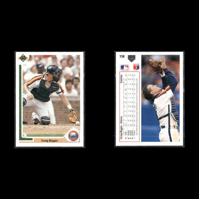 Craig Biggio 12-Card Lot Houston Astros HOF 3,000 Hits Legend