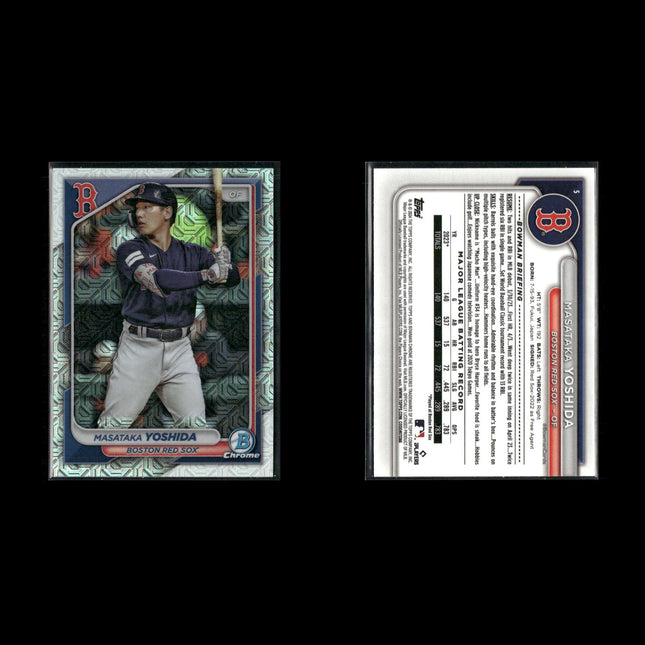 2024 Bowman Chrome Mojo Refractors Lot (6) Henry Davis, Masyn Winn, Yoshida RC