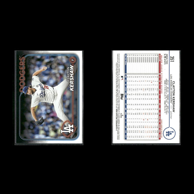 Clayton Kershaw 8-Card Lot LA Dodgers Cy Young Ace Pitcher