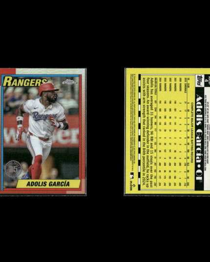 Adolis García 4-Card Lot Texas Rangers “El Bombi” Power Star