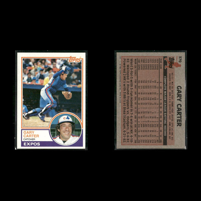 Gary Carter 12-Card Lot Montreal Expos HOF Catcher Icon